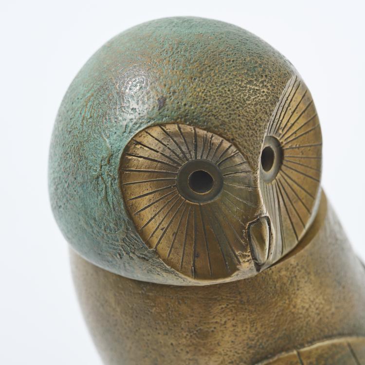 Bild 5 zu Objekt, Skulptur 'Eule', 1998, Paul Wunderlich, Edition Artes, Gie&szlig;erei: Albrecht in Altrandsberg, 169E 1045