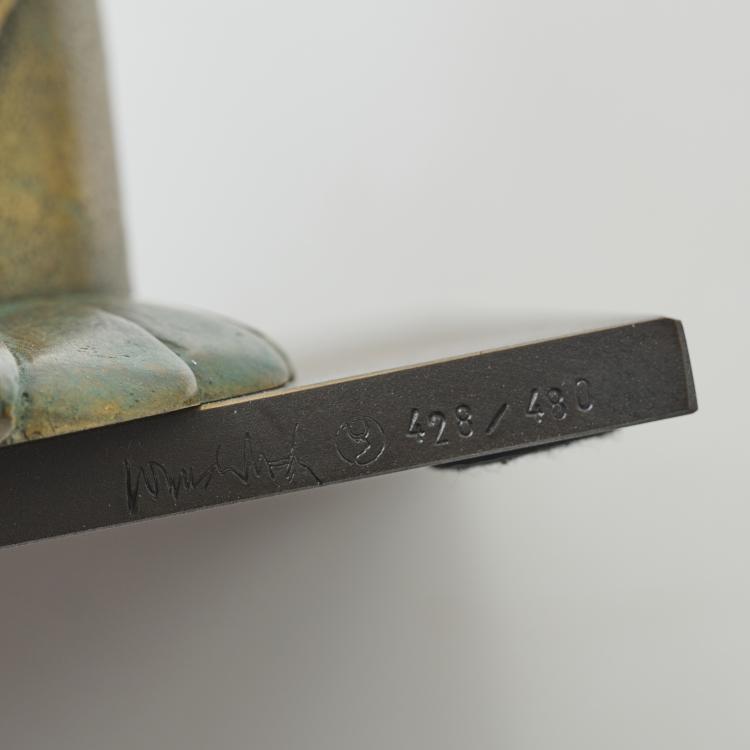 Bild 7 zu Objekt, Skulptur 'Eule', 1998, Paul Wunderlich, Edition Artes, Gie&szlig;erei: Albrecht in Altrandsberg, 169E 1045