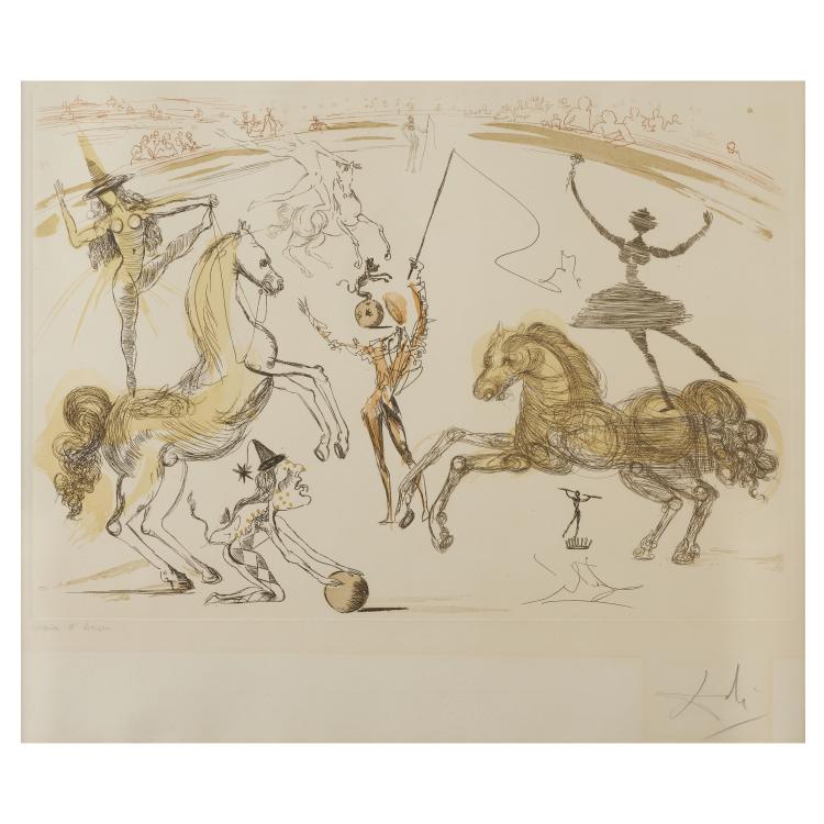 Hauptbild zu Objekt, 'Ecuy&egrave;re' from the series 'Le cirque', 1965, Salvador Dal&iacute;, 169E 956