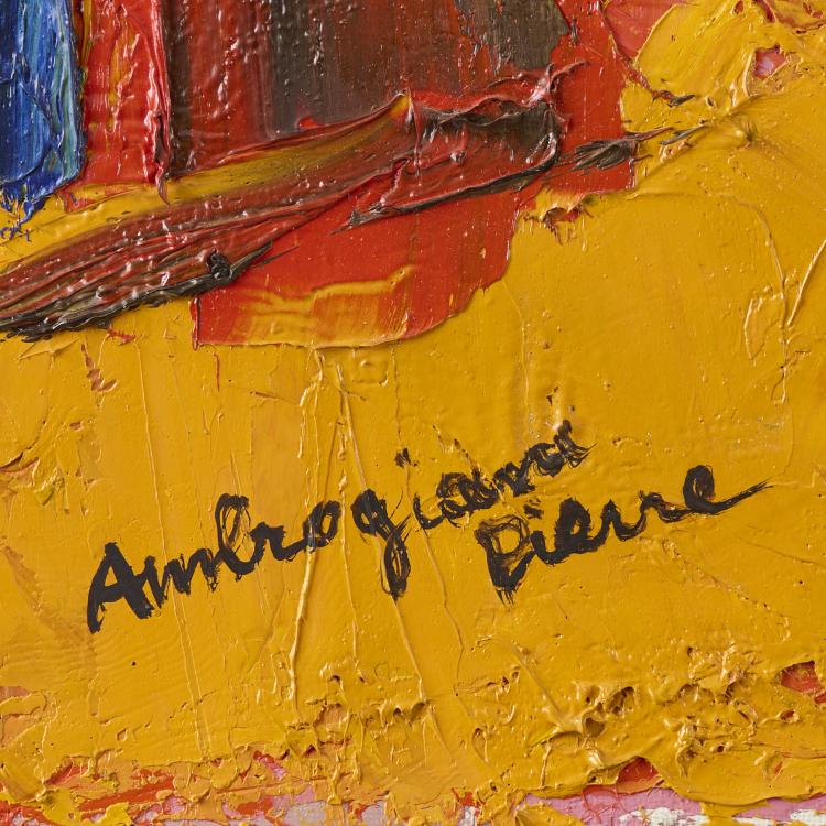 Bild 1 zu Objekt, Untitled (View of houses with cross), around 1960, Pierre Ambrogiani, 169E 938