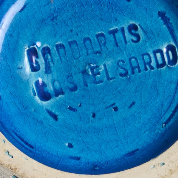 Bild 4 zu Objekt, Five vases and a plate from the 'Rimini blu' series, 1950s, Aldo Londi, Bitossi, Montelupo, 169B 207