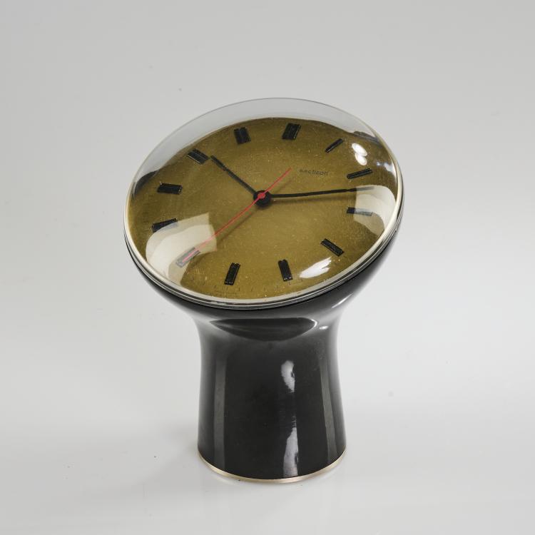 Bild 1 zu Objekt, 'C1' - 'Secticon' table clock, 1956, Angelo Mangiarotti, Portescap, Le Porte Echappement Universal La Chaux De Fonds S. A, La Chaux de Fonds, 169B 217