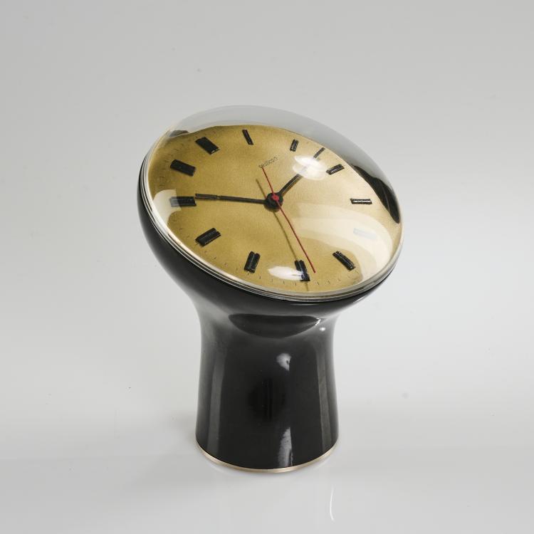 Bild 2 zu Objekt, 'C1' - 'Secticon' table clock, 1956, Angelo Mangiarotti, Portescap, Le Porte Echappement Universal La Chaux De Fonds S. A, La Chaux de Fonds, 169B 217