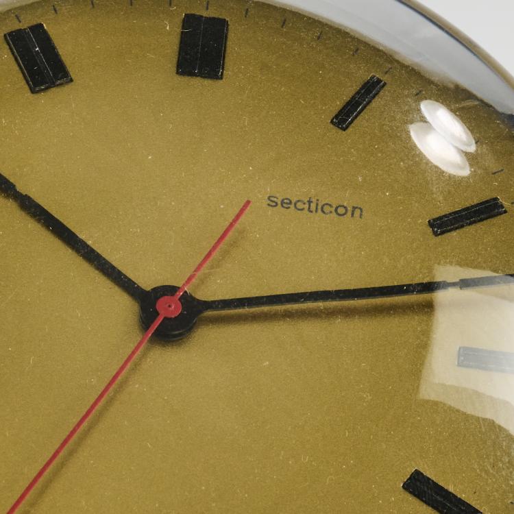 Bild 4 zu Objekt, 'C1' - 'Secticon' table clock, 1956, Angelo Mangiarotti, Portescap, Le Porte Echappement Universal La Chaux De Fonds S. A, La Chaux de Fonds, 169B 217