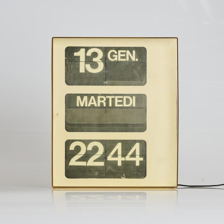 Bild 3 zu Objekt, Wanduhr 'dator 6', 1960er Jahre, Solari, Udine, 169B 237