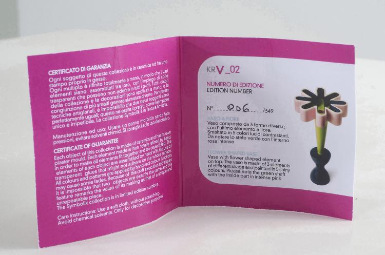 Bild 1 zu Objekt, Vase 'KRv_02' aus der 'Symbolik-Kollektion', 2005, Karim Rashid, Bitossi, Montelupo, 169B 426