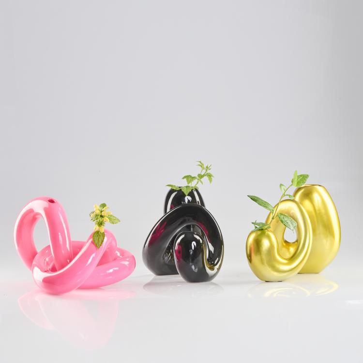 Hauptbild zu Objekt, Six vases, 2000s, Karim Rashid, Bitossi, Montelupo, 169B 417