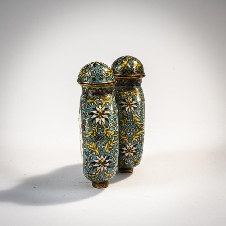 Bild 1 zu Objekt, Cloisonn&eacute; double bottle, China, 171B 463