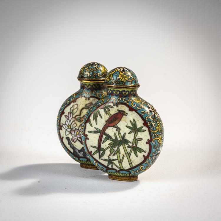 Bild 2 zu Objekt, Cloisonn&eacute; double bottle, China, 171B 463