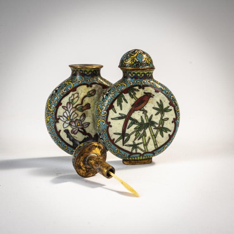 Bild 3 zu Objekt, Cloisonn&eacute; double bottle, China, 171B 463