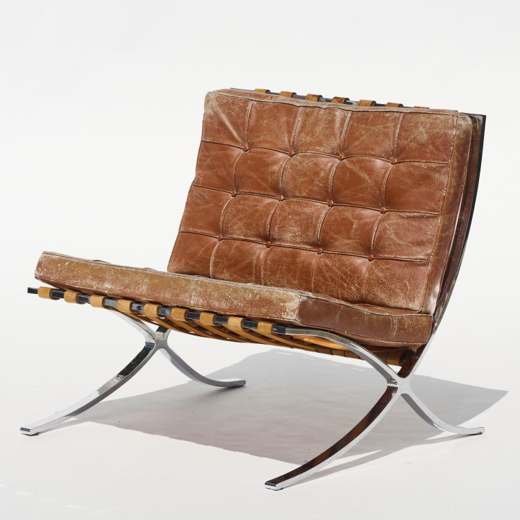 Hauptbild zu Objekt, Sessel 'Barcelona', 1929, Ludwig Mies van der Rohe, Knoll International, New York, 170B 295