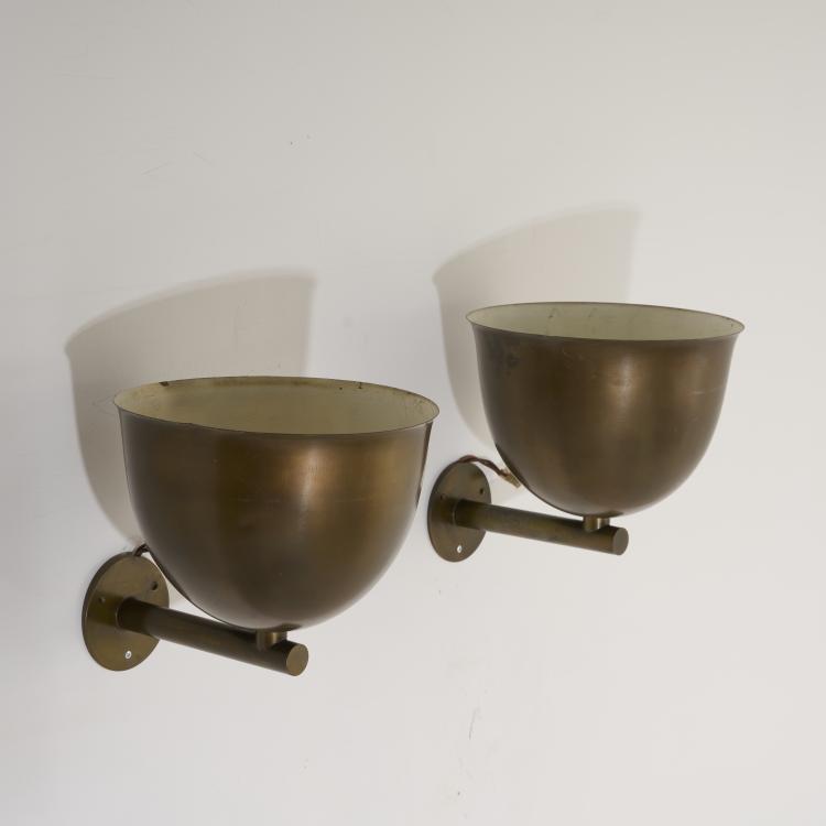 Bild 2 zu Objekt, Zwei gro&szlig;e 'Ikora'-Wandleuchten, 1930er Jahre, WMF, Geislingen, 170B 294