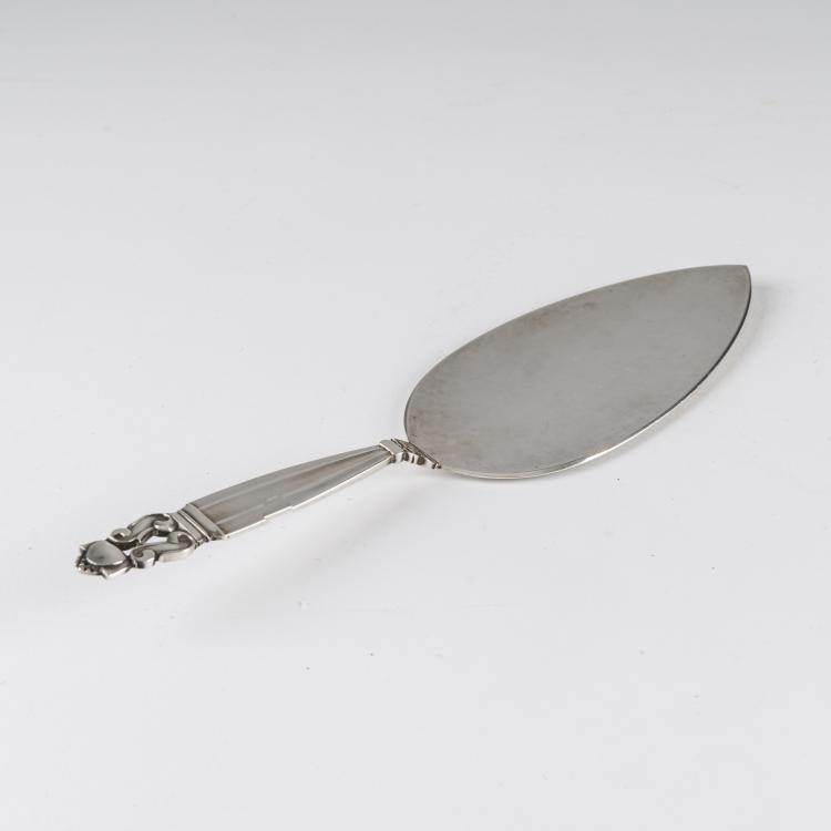 Bild 1 zu Objekt, 'Konge' - 'Acorn' cake server, 1915, Johan Rohde, Jensen, Georg, 171B 419
