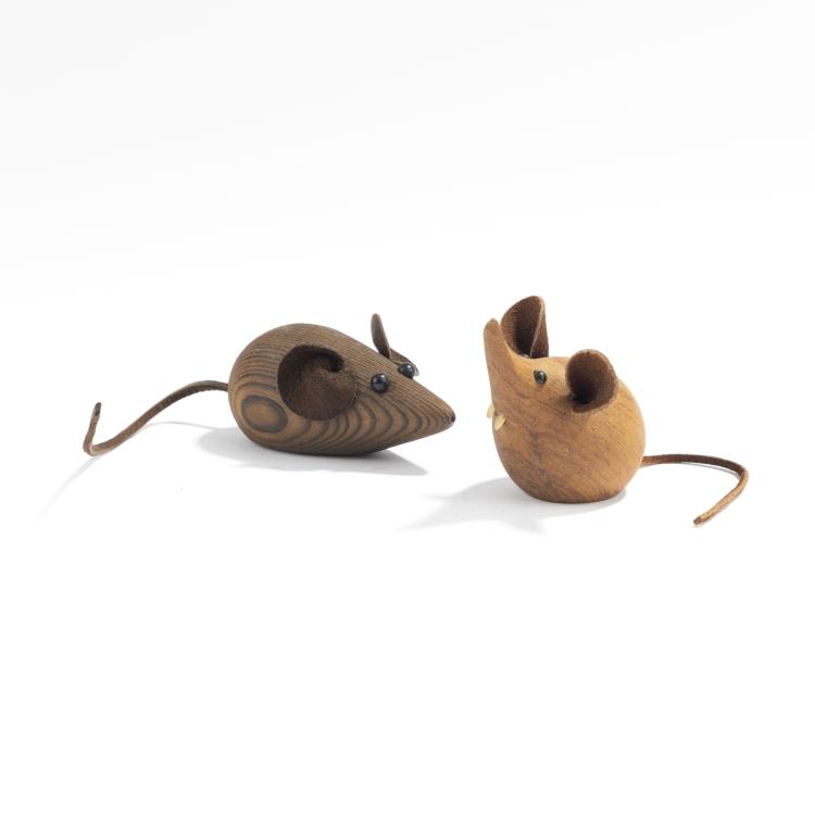 Bild 1 zu Objekt, Zwei M&auml;use, um 1957, H+F, D&auml;nemark u.a., 169C 644