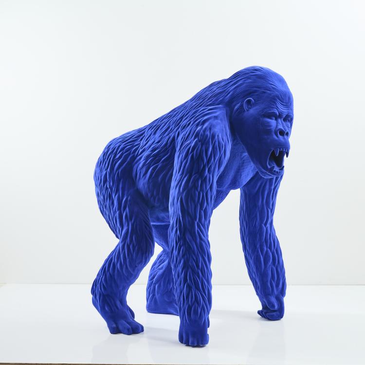 Bild 7 zu Objekt, Life size sculpture 'Classic Gorilla', after 2010, Eric Mellerio, MiO International, 169E 994