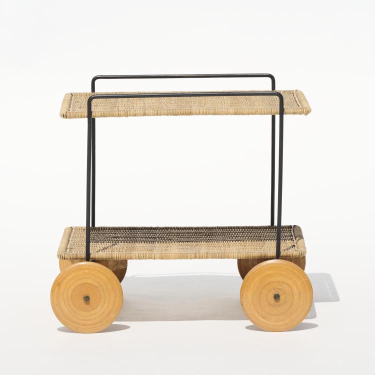 Bild 1 zu Objekt, Serving cart, 1953, Carl Aub&ouml;ck, Werkst&auml;tte Karl Aub&ouml;ck, Wien, 170B 362