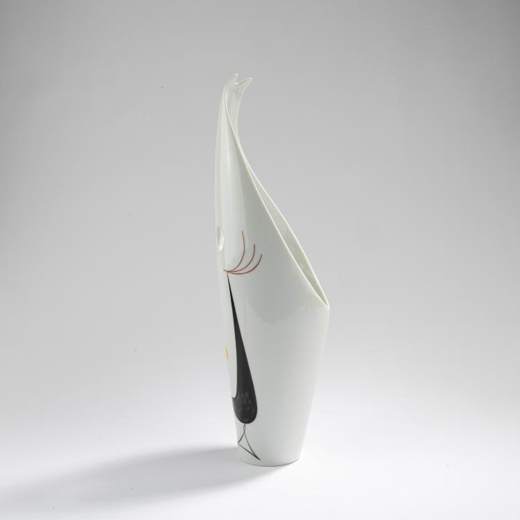 Bild 1 zu Objekt, Vase, 1952, Beate Kuhn,Klaus Bendixen, Rosenthal, Selb, 169C 494