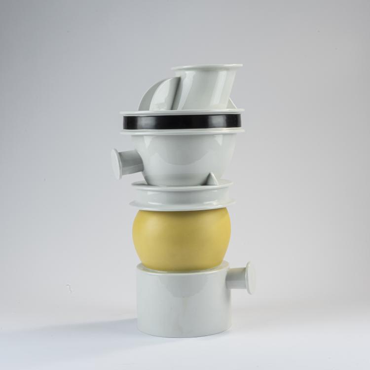 Hauptbild zu Objekt, 'Euphrates' vase object, 1983, Ettore Sottsass, Memphis, Mailand, 170A 242
