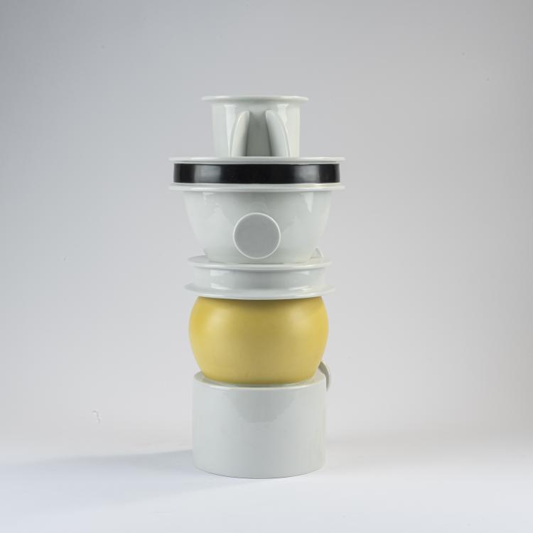 Bild 1 zu Objekt, 'Euphrates' vase object, 1983, Ettore Sottsass, Memphis, Mailand, 170A 242