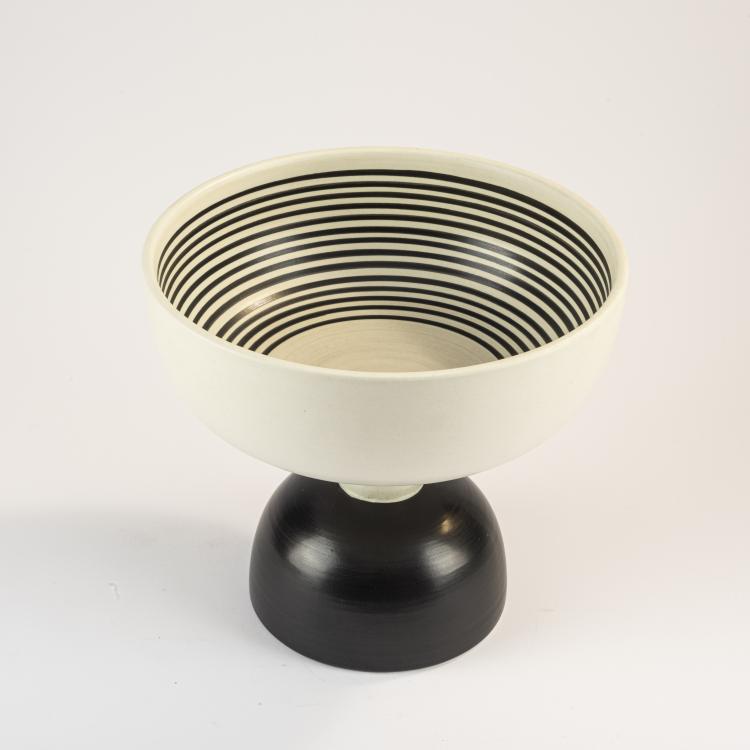 Hauptbild zu Objekt, 'Alzata Grande' centerpiece, c. 1958, Ettore Sottsass, Flavia, Montelupo; Bitossi, Montelupo, 170A 235