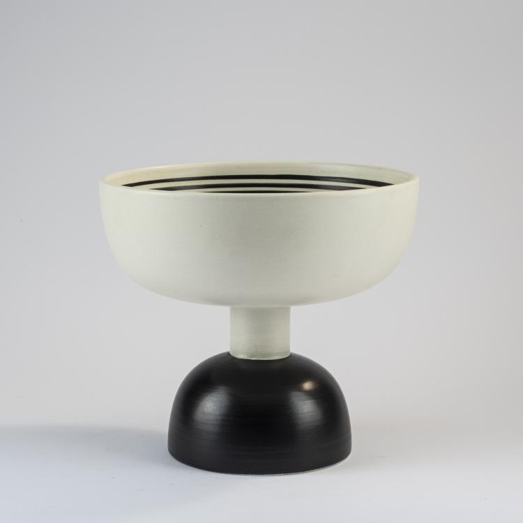 Bild 1 zu Objekt, 'Alzata Grande' centerpiece, c. 1958, Ettore Sottsass, Flavia, Montelupo; Bitossi, Montelupo, 170A 235