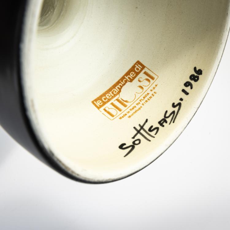 Bild 3 zu Objekt, 'Alzata Grande' centerpiece, c. 1958, Ettore Sottsass, Flavia, Montelupo; Bitossi, Montelupo, 170A 235