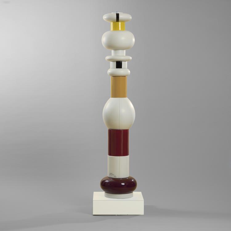 Hauptbild zu Objekt, Totem 'Minareto' from the 'Mirabili' series, 1994/95, Ettore Sottsass, Italien, 170A 246