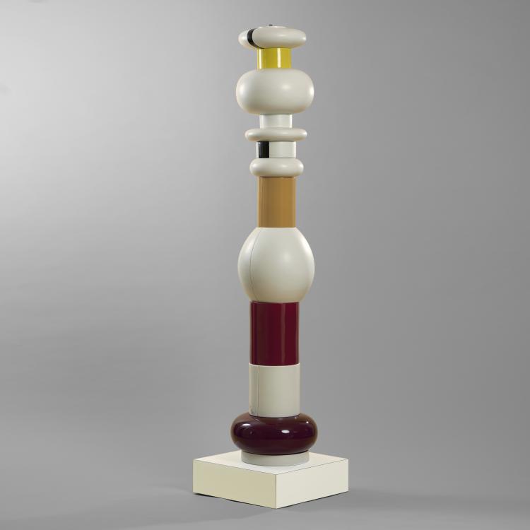 Bild 1 zu Objekt, Totem 'Minareto' from the 'Mirabili' series, 1994/95, Ettore Sottsass, Italien, 170A 246