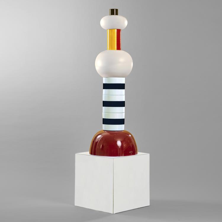 Bild 1 zu Objekt, Totem 'Agra' from the 'Mirabili' series, 1994/95, Ettore Sottsass, Italien, 172A 126