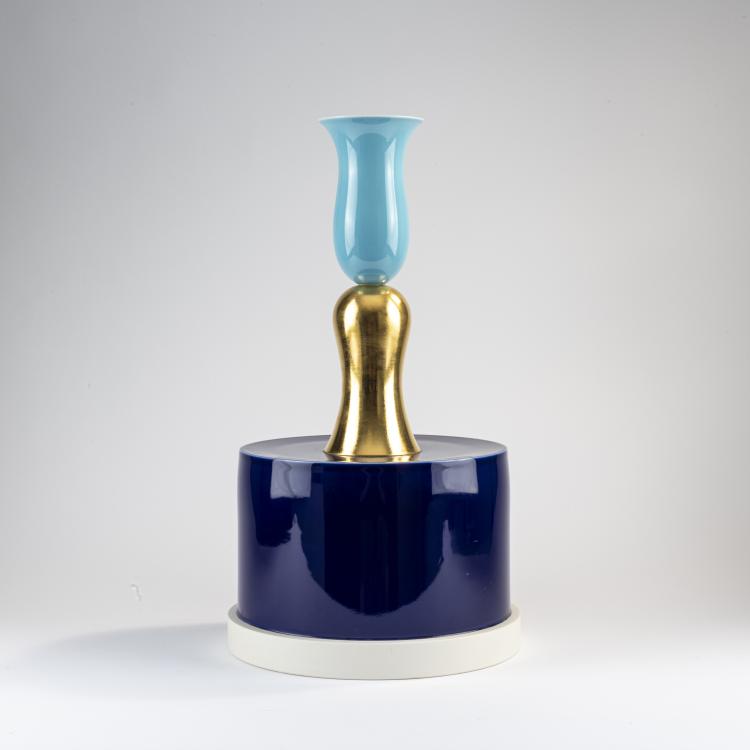 Hauptbild zu Objekt, 'Cleopatre' vase object, 1994, Ettore Sottsass, S&egrave;vres, Manufacture Nationale de, 170A 250