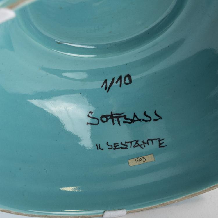 Bild 2 zu Objekt, 'Alzata Grande' centerpiece, 1950s, Ettore Sottsass, Il Sestante, Mailand, 170A 240