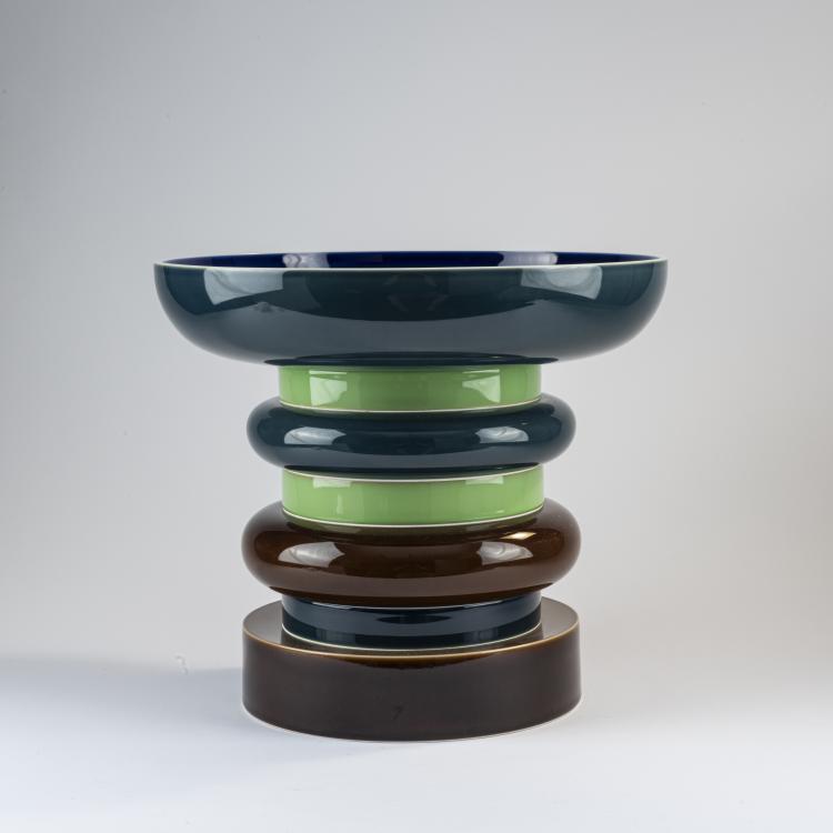 Hauptbild zu Objekt, 'Messaline' centerpiece, 1994, Ettore Sottsass, S&egrave;vres, Manufacture Nationale de, 170A 252