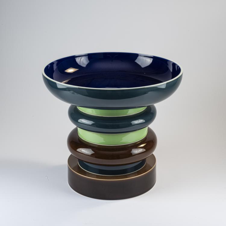 Bild 1 zu Objekt, 'Messaline' centerpiece, 1994, Ettore Sottsass, S&egrave;vres, Manufacture Nationale de, 170A 252