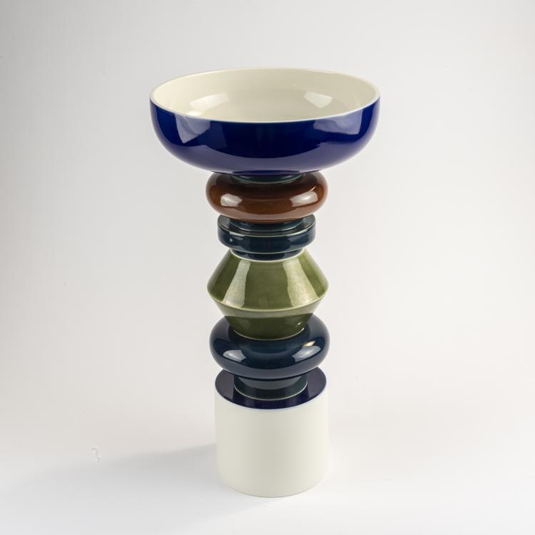 Bild 1 zu Objekt, 'Esmeralda' centerpiece, 1994, Ettore Sottsass, S&egrave;vres, Manufacture Nationale de, 170A 253
