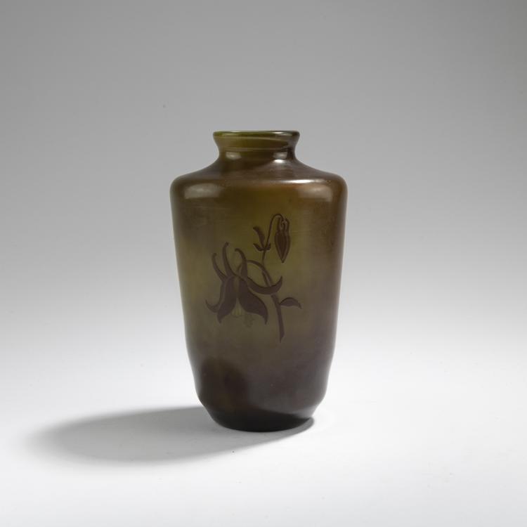 Bild 1 zu Objekt, Vase 'Ancholies', um 1898-1907, D&eacute;sir&eacute; Christian, Christian Fr&egrave;res et Fils, Meisenthal, 171A 14