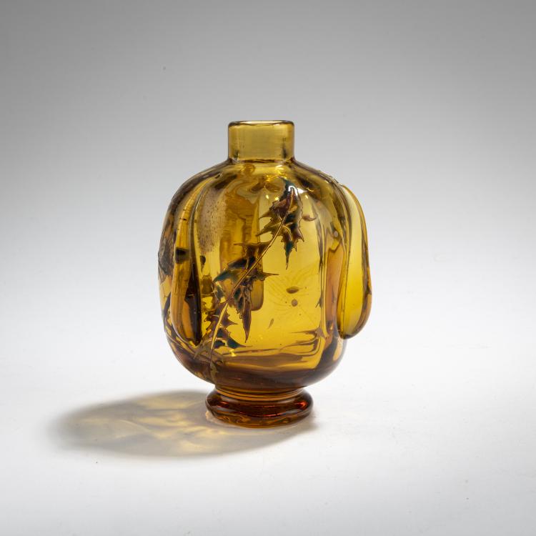Bild 1 zu Objekt, Flacon 'Pissenlit et Libellule', c. 1891, Emile Gall&eacute;, Gall&eacute;, Emile, Nancy, 171A 96