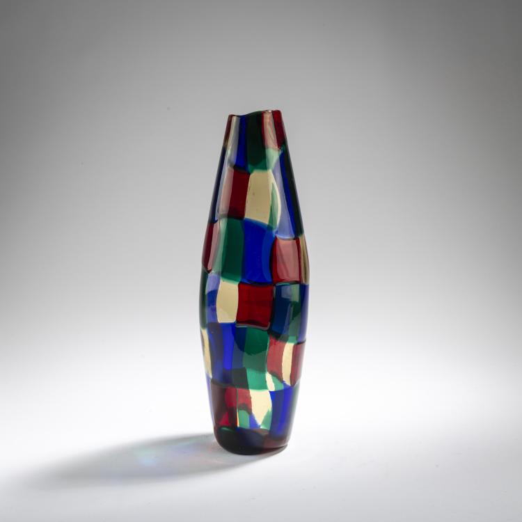 Bild 3 zu Objekt, 'Pezzato' vase, c. 1951, Fulvio Bianconi, Venini & C., Murano, 170C 568