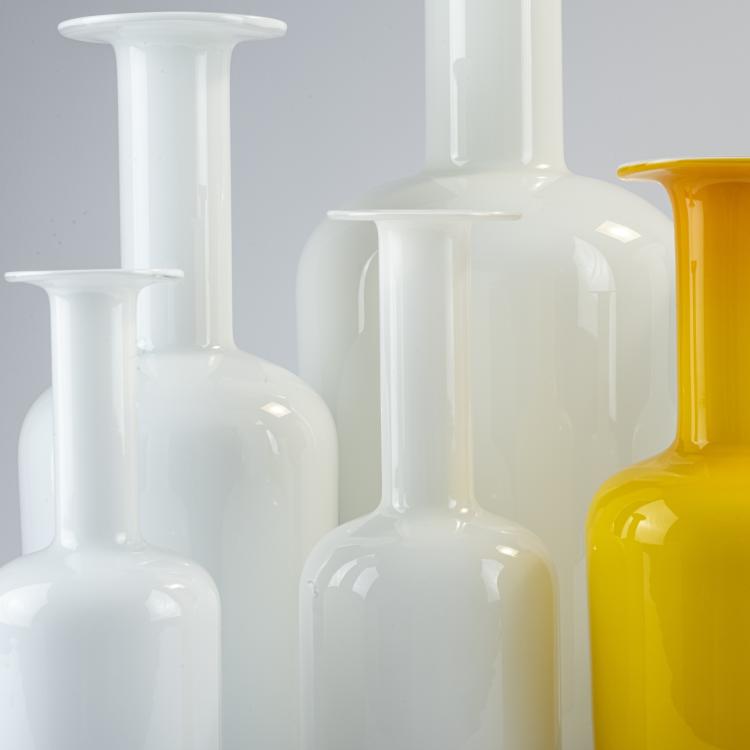 Bild 2 zu Objekt, Sieben Vasen, 1962, Otto Brauer, Holmegaard Glasvaerk, Kopenhagen, 170B 347