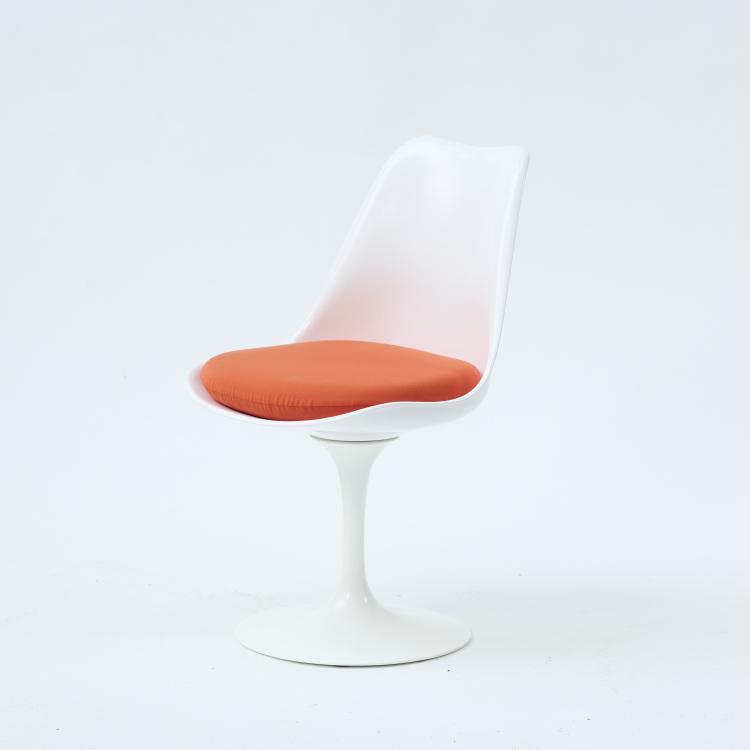 Bild 8 zu Objekt, Esstisch 'Tulip' - '173' mit f&uuml;nf St&uuml;hlen '151', 1956-57, Eero Saarinen, Knoll International, New York, 170B 365