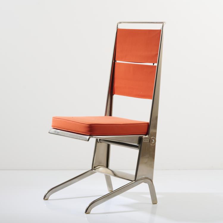 Hauptbild zu Objekt, Folding chair, 1924, Jean Prouv&eacute;, Tecta, Lauenf&ouml;rde, 170B 468