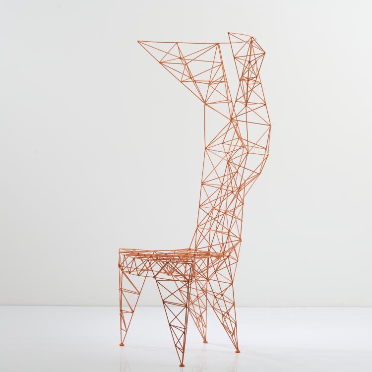 Bild 1 zu Objekt, Stuhl 'Pylon', 1991, Tom Dixon, Cappellini, Arosio, 170B 384