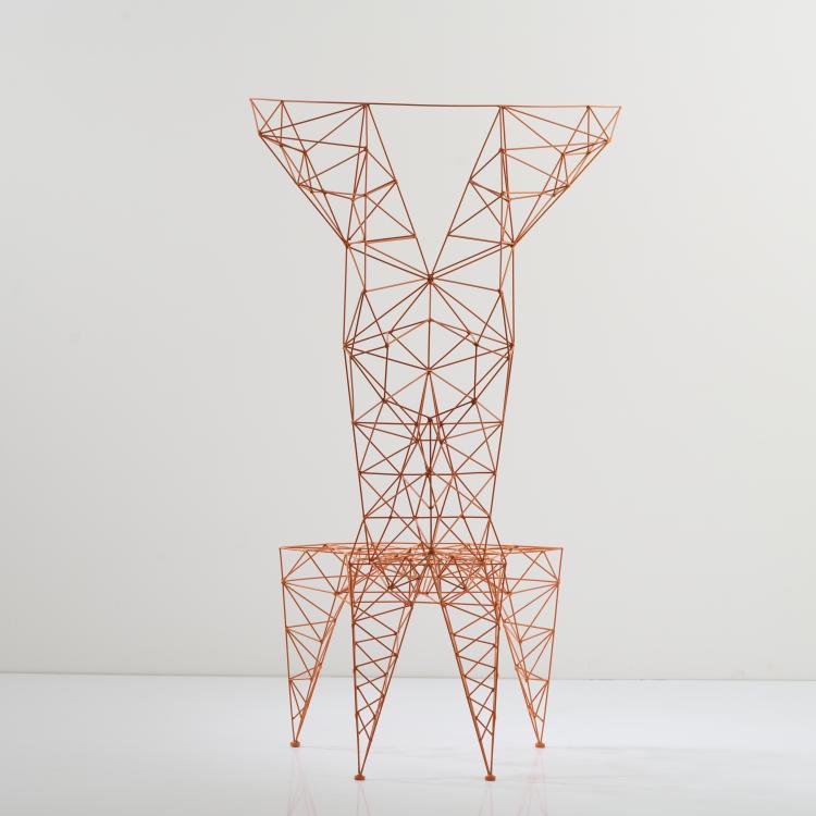 Bild 5 zu Objekt, Stuhl 'Pylon', 1991, Tom Dixon, Cappellini, Arosio, 170B 384