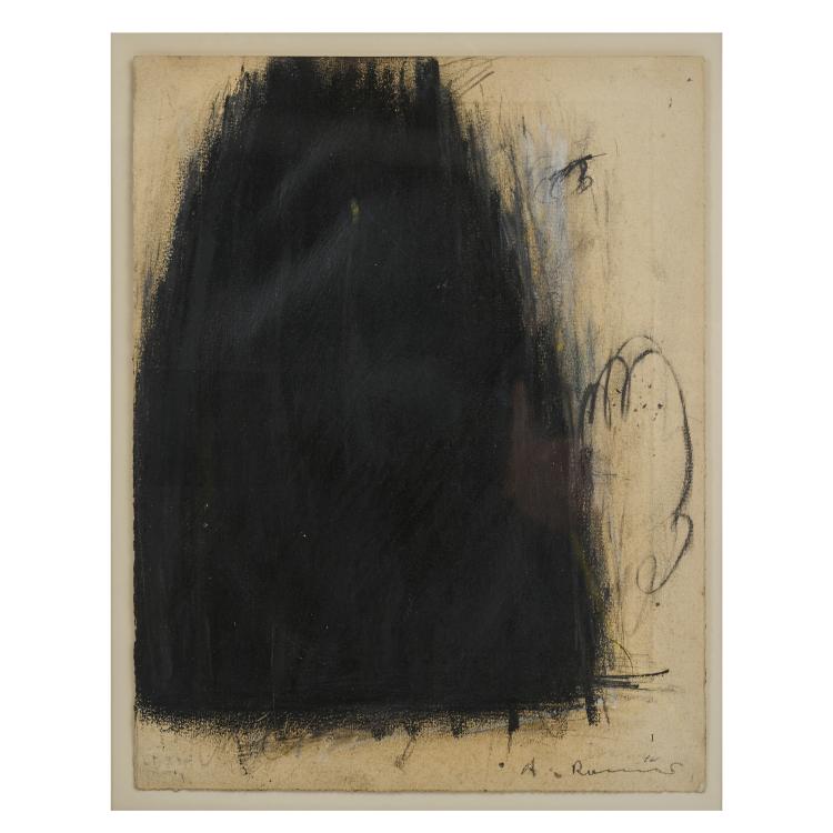 Hauptbild zu Objekt, &Uuml;bermalung, Ende 1950er Jahre, Arnulf Rainer, 169E 1008