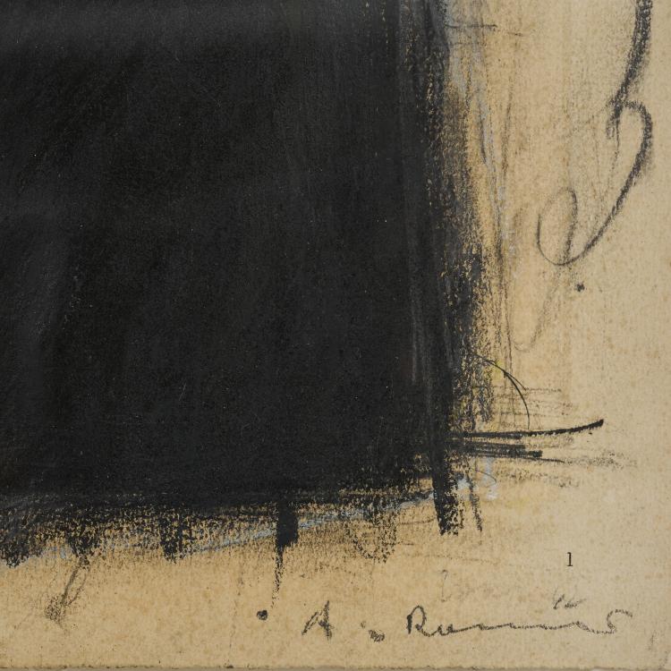 Bild 1 zu Objekt, &Uuml;bermalung, Ende 1950er Jahre, Arnulf Rainer, 169E 1008