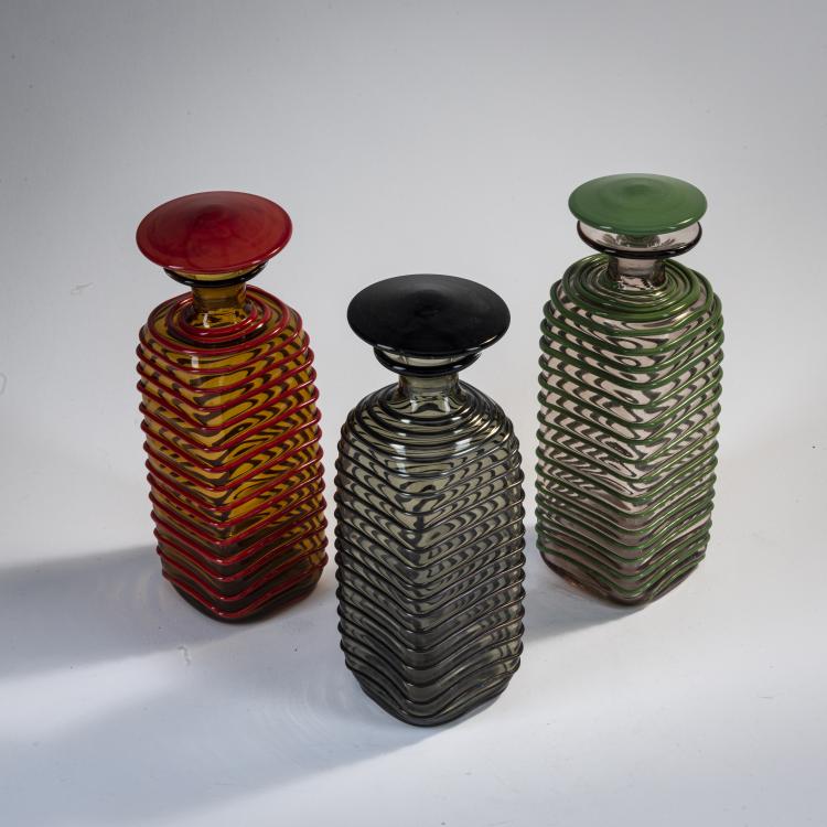 Bild 1 zu Objekt, Drei Flaschen mit Stopfen, 1959, Paolo Venini, Venini & C., Murano, 170C 578