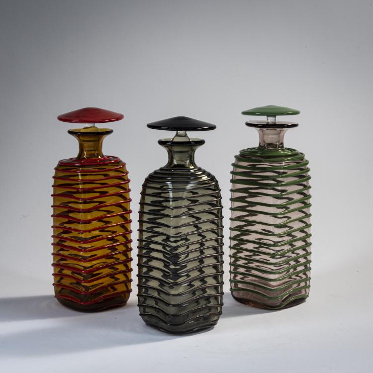 Bild 2 zu Objekt, Drei Flaschen mit Stopfen, 1959, Paolo Venini, Venini & C., Murano, 170C 578