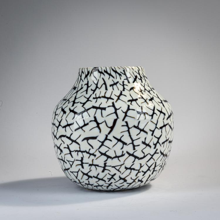 Hauptbild zu Objekt, 'Coccio' vase, 1984, Alessandro Diaz de Santillana, Venini & C., Murano, 170C 596