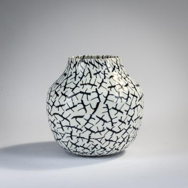 Bild 1 zu Objekt, 'Coccio' vase, 1984, Alessandro Diaz de Santillana, Venini & C., Murano, 170C 596