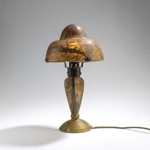 'Crete de coq' table light, c. 1910