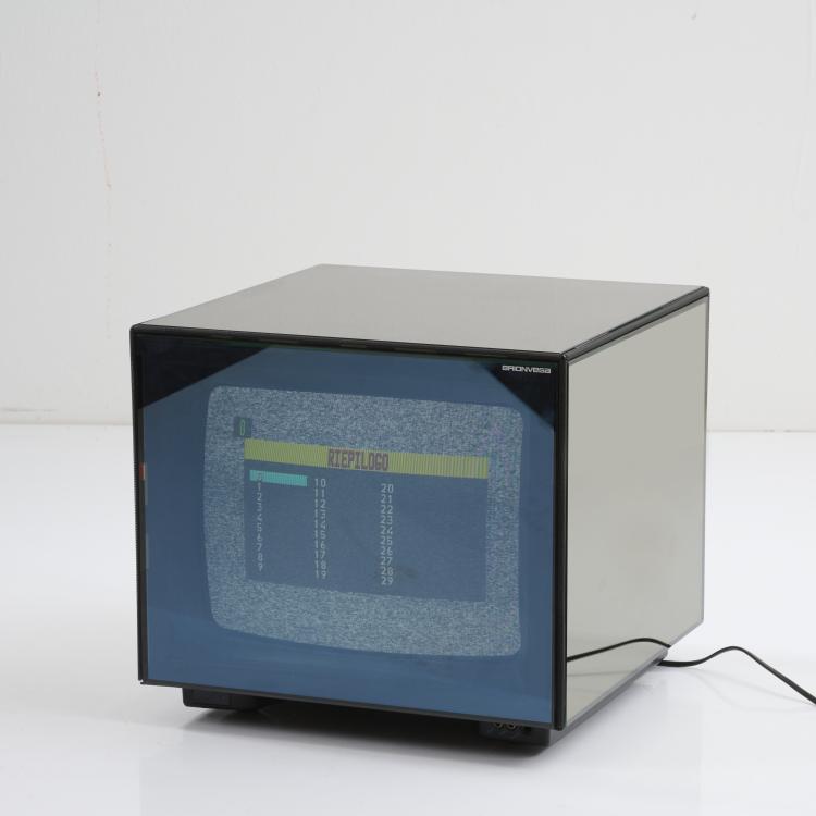 Hauptbild zu Objekt, Fernseher 'Cuboglass', 2002, Mario Bellini, Brionvega, Mailand, 170A 210